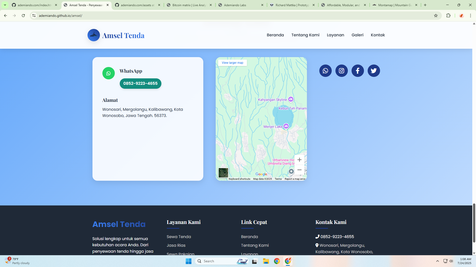 Landing Page